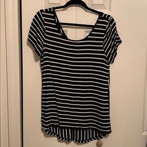 Black Stripe Tee